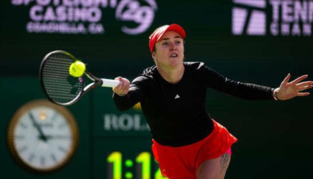 Світоліна завершила виступ у чвертьфіналі турніру WTA в Індіан-Веллсі Світоліна завершила виступ у чвертьфіналі турніру WTA в Індіан-Веллсі