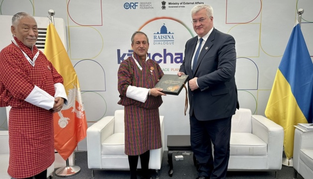 Außenminister der Ukraine und Bhutans treffen sich erstmals in Neu-Delhi