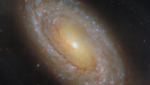 Hubble показав яскраву спіральну галактику у сузір’ї Діви Hubble показав яскраву спіральну галактику у сузір’ї Діви