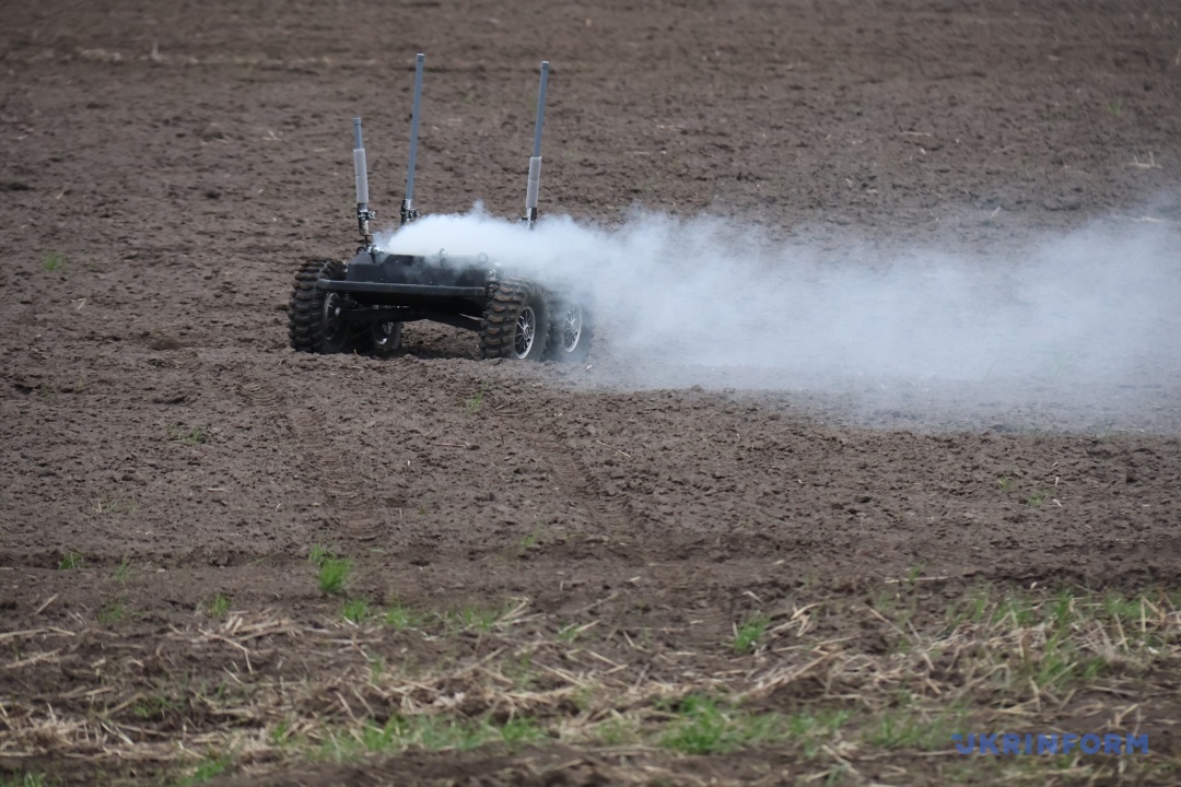 НУРК RATEL S, дрон-камікадзе. Імітація підриву.