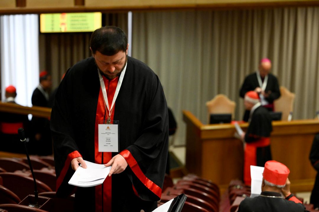 Кардинал Микола Бичок з Тернополя - шкода, замолодий для папства. Фото www.facebook.com/vaticannews.uk
