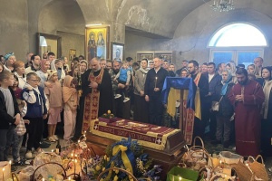 У храмі Архангела Михаїла в Тбілісі українці освятили Великодні паски