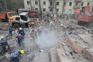 Rescuers confirm tenth body recovered from Kyiv rubble was that of a minor