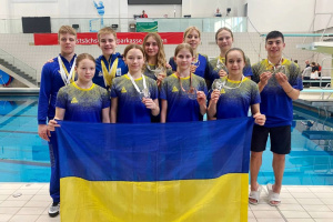Юнацька збірна України зі стрибків у воду виграла міжнародний турнір в Дрездені