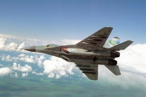 Повітряні сили показали, як пілот МіГ-29 знищує російський «Шахед» 