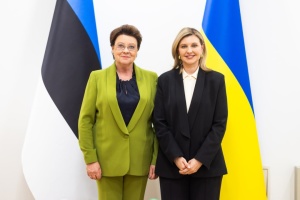 Зеленська та Каріс відвідали Житомирщину, до відбудови якої Естонія долучилася у 2022 році