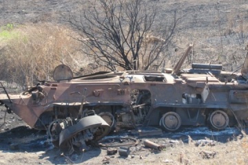 Ukrainian fighters destroy Russian chemical defense vehicle near Chasiv Yar