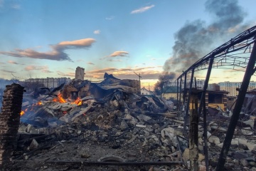 Fires, casualties in Mykolaiv after Russian UAV attack