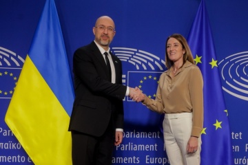 European integration, ‘transport visa-free regime,’ frozen Russian assets: Shmyhal meets with Metsola