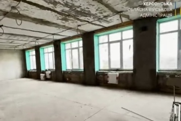 School reconstruction and modern shelter near completion in Vysokopillia
