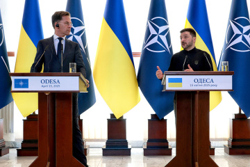 Selenskyj trifft sich Rutte in Odessa
