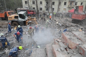 Rescuers confirm tenth body recovered from Kyiv rubble was that of a minor