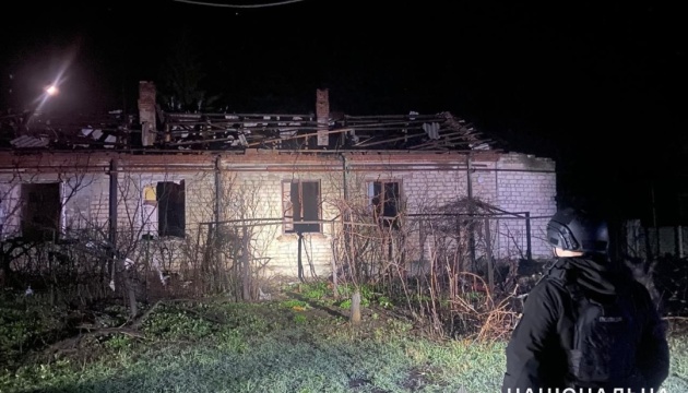 Russians strike Sloviansk with drones in evening, damaging garage association Russians strike Sloviansk with drones in evening, damaging garage association
