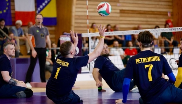 Українські паралімпійці - срібні призери волейбольної Золотої Євроліги