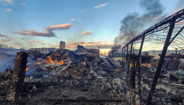 Fires, casualties in Mykolaiv after Russian UAV attack Fires, casualties in Mykolaiv after Russian UAV attack