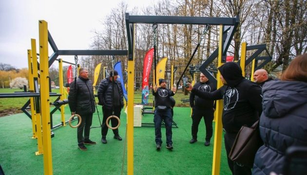 В Івано-Франківську відкрили майданчик для тренування ветеранів