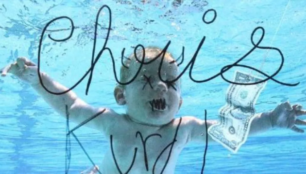 Обкладинку альбому Nevermind гурту Nirvana з підписами усіх музикантів виставили на аукціон Обкладинку альбому Nevermind гурту Nirvana з підписами усіх музикантів виставили на аукціон