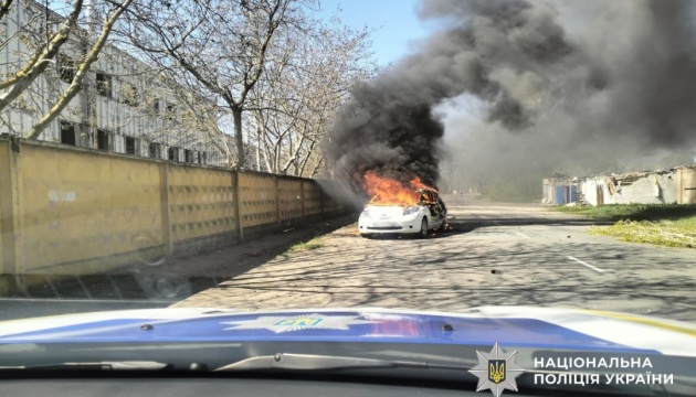 У Херсоні показали наслідки ворожого авіаудару по Центральному району
