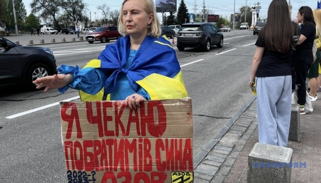 У Запоріжжі пройшла акція «Не мовчи! Полон вбиває»
