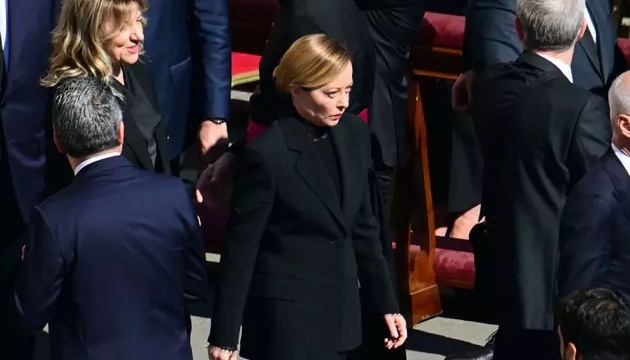 Мелоні висловила задоволення зустріччю Зеленського і Трампа у Римі Мелоні висловила задоволення зустріччю Зеленського і Трампа у Римі