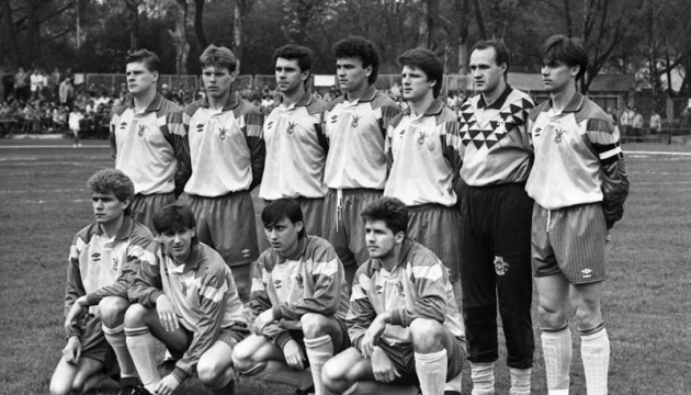 33 роки тому відбувся перший матч в історії збірної України з футболу