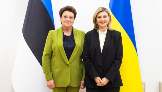 Зеленська та Каріс відвідали Житомирщину, до відбудови якої Естонія долучилася у 2022 році