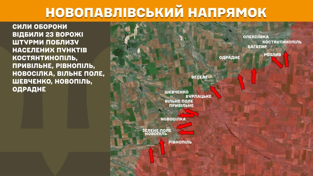 На фронті за добу відбулося 171 боєзіткнення, найбільше - на Покровському напрямку
