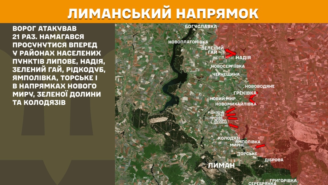 На фронті за добу відбулося 171 боєзіткнення, найбільше - на Покровському напрямку