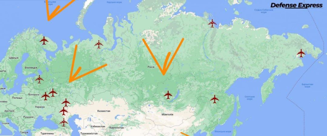 З-під Саратова та Кольського півострова - аж до кордону з Монголією