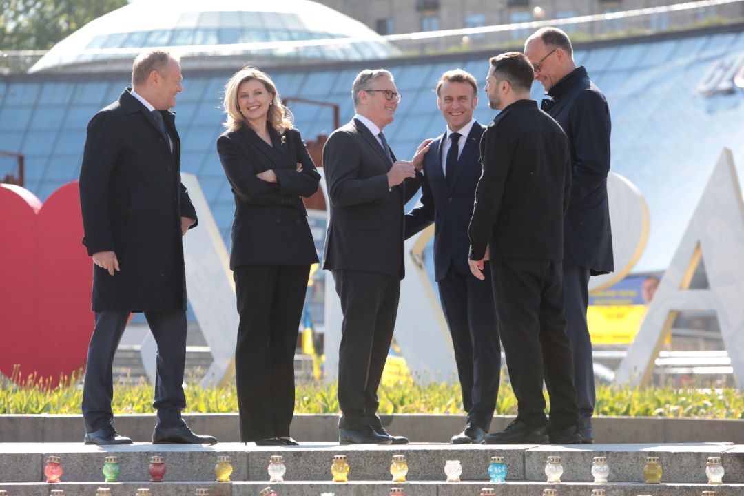 Між європейськими лідерами у Києві непорозумінь щодо цього не виникало. Фото Укрінформ Між європейськими лідерами у Києві непорозумінь щодо цього не виникало. Фото Укрінформ