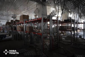 In Odesa, drone hit Nova Poshta branch without detonating