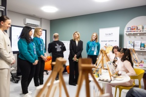 Зеленська відвідала центр життєстійкості на Житомирщині