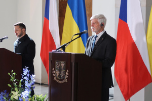 Specific talks on deploying troops in Ukraine not currently underway - Czech president