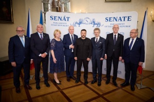 Zelensky meets with Czech Senate leadership