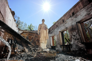 Russian propaganda spreads fake news about cultural treasures being taken from Kharkiv to Poland 'amid Russian offensive'