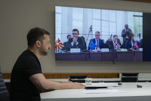 Zelensky urges participants at Lviv meeting to support creation of tribunal for Russia