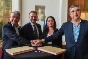 La ville de Kherson a signé une déclaration de partenariat stratégique avec Nantes et Saint-Nazaire