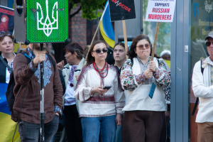 Українці протестували проти показу пропагандистського фільму РФ в Осло
