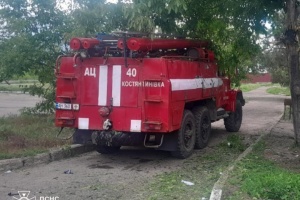 Ворог атакував дронами пожежну частину у Костянтинівці
