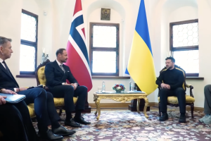 Zelensky meets Crown Prince Haakon to discuss energy and defense investments