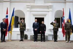Le prince héritier Haakon de Norvège a été reçu à par le président Volodymyr Zelensky à Kyiv 