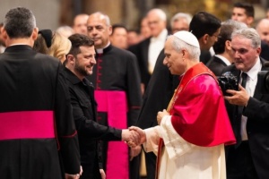 Spotkanie Zełenskiego z papieżem w dniu jego intronizacji było wyjątkiem od reguły

