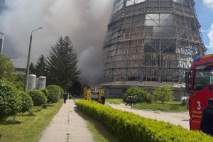 Fire breaks out at Bila Tserkva TPP in Kyiv region