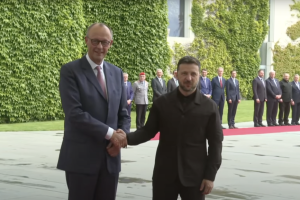 Zelensky and Merz begin talks in Berlin