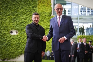 Zełenski i Merz rozmawiali z przedstawicielami niemieckiego biznesu o współpracy z Ukrainą