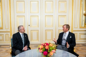 Ukrainian Ambassador presents credentials to King of Netherlands