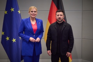 Zelensky and German Bundestag president discuss defense support for Ukraine
