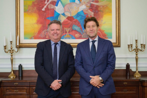 Kyslytsya, Italian ambassador discuss peace process, preparations for Ukraine Recovery Conference 