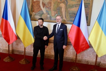 Зеленський у Празі зустрівся з прем’єром Фіалою