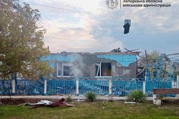 Invaders strike community in Zaporizhzhia with guided bombs, wounding man